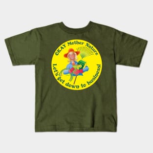 Spring Gardener-woman Kids T-Shirt